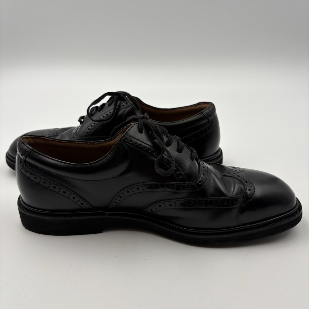 Rockport DresSports Mens 10M Black Leather Wingtip Brogue Oxford Shoes APM72401